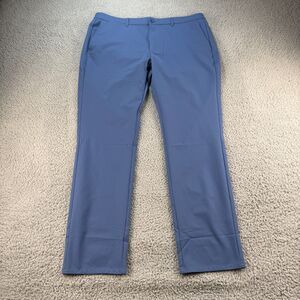 Holderness & Bourne Performance Golf Pants Mens 38x32 The Garvey Tech Blue